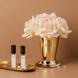 Long Lasting Indoor Fragrance Ornament Bionic Preserved Rose Essential Oil <strong>Reed</strong> <strong>Diffuser</strong> <strong>for</strong> Bedroom Valentine's Day Gift - Product Image 3