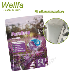 ถุงใส่สบู่อะลูมิเนียมฟอยล์แบบตั้งได้ถุงใส่ผงซักฟอกแบบซิปเปิดปิดได้โลโก้ออกแบบได้ตามต้องการ - Product Image 3