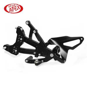 Reposapiés ajustable CNC para motocicleta, para DUCATI V4 PANIGALE 2018 <span class=keywords><strong>2019</strong></span> 2010 2021 Rider, reposapiés trasero - Product Image 3