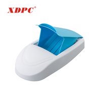 Home hotel small plastic dustbin bathroom trash can with lid