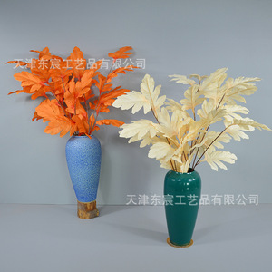 Artificiel Dongchen Crafts : Branche unique de pin paon en soie, 30cm-100cm, pour décoration de mariage, plante verte, arrangement floral - Product Image 2