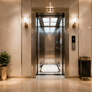 630kg Personenaufzug 800kg Gewerblicher Lift MRL Getriebeloser Luxus-Traktionsaufzug für Häuser Hotels Bürogebäude - Product Image 1