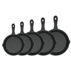 Poêle à frire en fonte non revêtue à fond plat, pour petit-déjeuner, œufs frits, crêpes, en fer pur, compatible four, cuisinière à <span class=keywords><strong>induction</strong></span>, cuisinière à gaz, universelle - Product Image 1