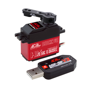 มอเตอร์ AGFRC B53CHN ความเร็วสูง 0.060 วินาที แรงบิด 20.5 กก. 8.4V HV 2BB เกียร์โลหะ โปรแกรมได้ ดิจิตอล คอร์เลส สำหรับรถบังคับวิทยุและหุ่นยนต์ - Product Image 3