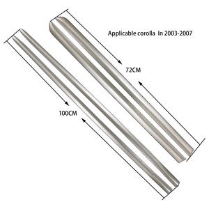 Sirui Car <b>Door</b> Weather Shields Plastic <b>Trim</b> Strips For Toyota Corolla 2007-2013 Luxury Style 3m Tape Stick Installation - Product Image 3
