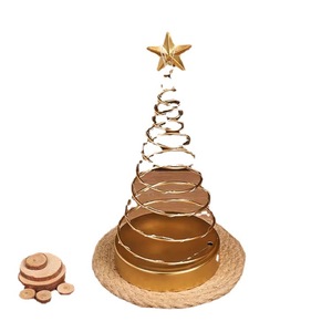 Usb Christmas <b>Tree</b> Star Lamp Warm White Led Metal Tabletop Indoor Decor <b>Light</b> - Product Image 5