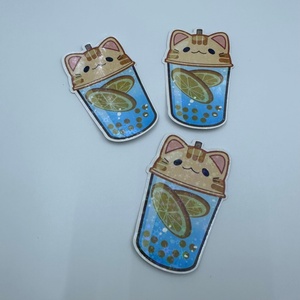 Rouleau d'autocollants en vinyle personnalisés 50x50mm résistants pour produits automobiles, articles divers, carnets, pain, sucre, thé, sacs en polyéthylène, bananes, poulet - Product Image 2