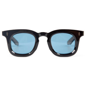 2025 New Design High-End Polarized Sunglasses Custom Logo Popular Classic Square Acetate <strong>Sun</strong> <strong>Glasses</strong> For Men Orange Blue Mirror - Product Image 3