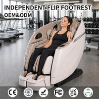 Sillón de Masaje Reclinable de Gravedad Cero para Relajar el Cuerpo y Aliviar el Dolor Muscular, con Escaneo Corporal 3D de Doble Núcleo