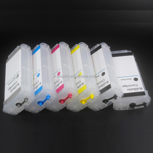 Cartucho recargable No.<span class=keywords><strong>72</strong></span> de 130Ml Compatible con <span class=keywords><strong>HP</strong></span> <span class=keywords><strong>Designjet</strong></span> T610 T620 T770 T790 T795 T1100 T1200 T1300 T1708 T1700 T1120 - Product Image 4
