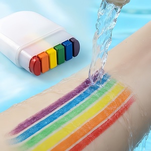 Barra de Maquillaje con Logotipo Personalizado, Diseño de Bandera de Arcoíris, para Rostro y Cuerpo, para el Día del Orgullo LGBT, Mes del Orgullo <span class=keywords><strong>Gay</strong></span>, Fiesta, Desfile, Accesorios - Product Image 4