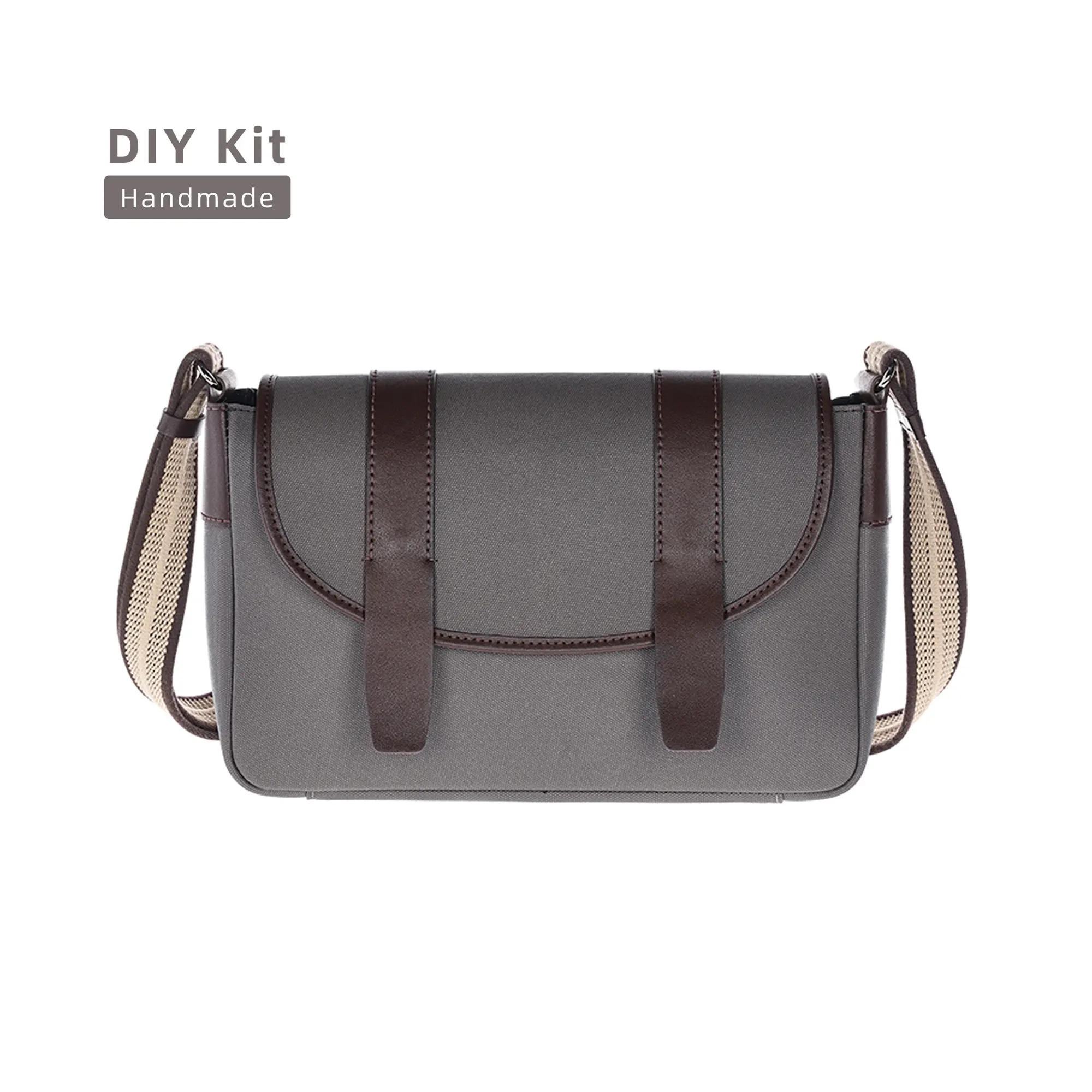 Men New Fashion Shoulder diy leather making kit tote bag Handmade homemade laptop briefcase bag for men messenger bags
