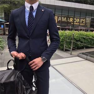 MTM su misura abiti <span class=keywords><strong>uomo</strong></span> Primavera di <span class=keywords><strong>velluto</strong></span> di lana fatti a mano su ordinazione su misura vestito degli uomini - Product Image 3