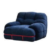 Vente directe usine : Canapé Hippo – Style vintage moderne et minimaliste pour salons, chambres et balcons ; Design créatif en tissu, idéal pour la location.