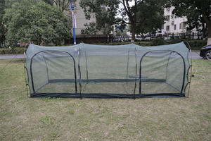 Mini Tunnel Portable PE ou maille véranda isolation thermique <span class=keywords><strong>jardin</strong></span> fleur serre horticole sonnette - Product Image 2