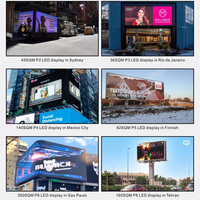 Panel Layar LED Iklan Luar Ruangan P4 5 SMD Full Color Harga Pabrik, Laris Terjual