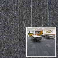 Dalles de moquette commerciales pour bureaux, revêtement de sol emboîtable à couverture complète pour bureaux, gratte-ciel, usines, salles de billard