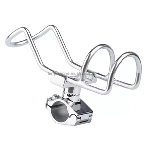 <span class=keywords><strong>Support</strong></span> de canne à pêche en acier inoxydable à fixation sur rail, <span class=keywords><strong>double</strong></span> fil, en acier inoxydable, pour bateau de pêche - Product Image 4
