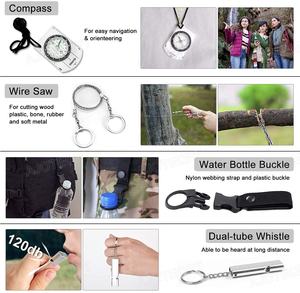 Wosai — outil de survie professionnel, équipement d'urgence, trousse de premiers secours, équipement pour les familles et le Camp de randonnée - Product Image 6