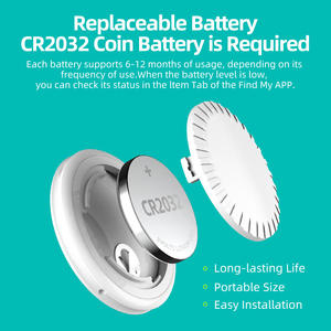 Nieuwste ontwerp Zoek mijn Smart Air Tags sleutelvinder locator portemonnee bagage huisdier tracking mini GPS tracker voor IOS - Product Image 5