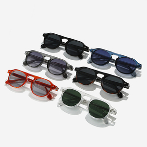 Lunettes <span class=keywords><strong>de</strong></span> <span class=keywords><strong>soleil</strong></span> rondes en plastique personnalisées unisexe 2026 pour femmes, lunettes <span class=keywords><strong>de</strong></span> luxe UV400 - Product Image 4