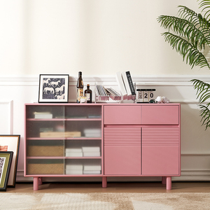 Modern Italian Style <b>Dining</b> <b>Cabinet</b> Living <b>Room</b> Large Capacity <b>Storage</b> Coffee <b>Cabinet</b> Home Furniture <b>Cabinet</b> - Product Image 2