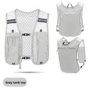 Mochila para correr de noche con tiras reflectantes, adecuada para ciclismo, running y uso casual; transpirable e impermeable. - Product Image 2