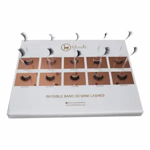 custom acrylic lash display stand cosmetic lash organizer