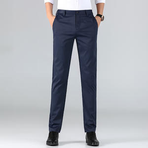 Pantaloni da Completo da Uomo in Corduroy a Vita Alta con Tasche, Vestibilità Regolare, Ecologici e Leggeri - Product Image 2