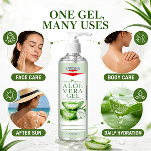 Gel de <span class=keywords><strong>Aloe</strong></span> <span class=keywords><strong>Vera</strong></span> Orgánico de Alta Calidad para el Cuidado Corporal, Repara Intensivamente la Piel Dañada, Hidrata y Bloquea la Humedad, Fórmula Segura Sin Alcohol - Product Image 4