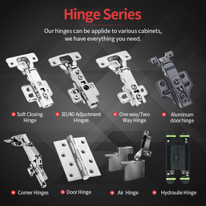 Consun Tự Động Đóng Mềm Nhà Bếp 3D Có Thể Điều Chỉnh Màu Đen Bản Lề Thủy Lực Pivot Giấu Mềm Đóng Cửa Tủ Đồ Nội Thất Bản Lề - Product Image 5