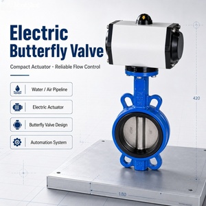 Válvula Neumática de Hierro Dúctil con Asiento Resiliente para Suministro Automatizado de Agua y Aguas Residuales - Product Image 2