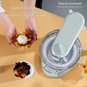 Điện đông lạnh sữa chua/sorbet maker tự động mềm phục vụ món tráng miệng máy mini + Ice-cream + máy mini Espresso Máy làm kem - Product Image 6