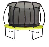 Trampoline durable de 10 pieds avec filet de sécurité en PVC et polypropylène, surface souple pour enfants et adultes, fitness en plein air