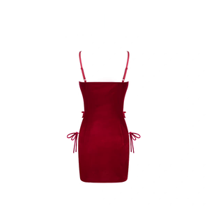 Robe de nuit <span class=keywords><strong>sexy</strong></span> pour femmes, robe élégante à fente haute, <span class=keywords><strong>tenue</strong></span> de soirée clubbing séduisante comme vêtement de nuit - Product Image 3