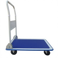Chariot à plateforme pliable à quatre roues PH150, capacité de charge 100 kg, vente en gros d'usine, chariot à main, chariot à outils OEM