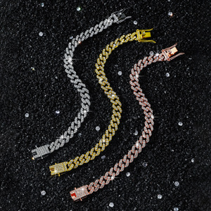 Hot Selling High Quality Personalized Spliced Geometric Chain <b>Bracelet</b> Hiphop Trendy Simple Handmade Men's <b>Bracelets</b> Wholesale - Product Image 4