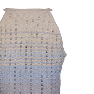 Maglione lavorato a maglia da <span class=keywords><strong>donna</strong></span> estivo stile Casual elastico e traspirante con girocollo lavorato a maglia - Product Image 5