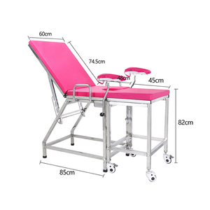 Cama de Examen Plegable Triple para Ginecología, Cama Sanitaria para Hospital/Clínica, Versión Reforzada y Resistente - Product Image 6