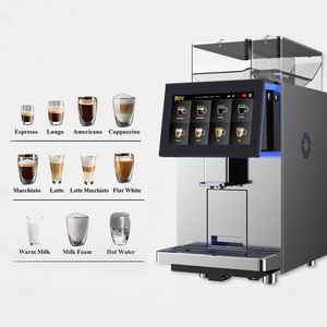 Voll automatische kommerzielle Kaffee maschine Bean to Cup 2 Arten von Bohnen Kaffee maschine für Cafe - Product Image 2