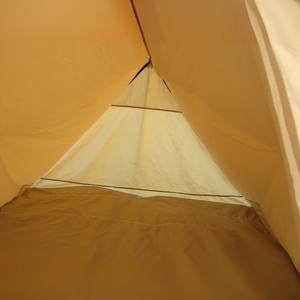 Two-Person <b>Waterproof</b> Windproof Camping <b>Tent</b> Quick Setup Three-Season T/C Fabric Double Layer Straight Bracing Design 3000mm+ - Product Image 6