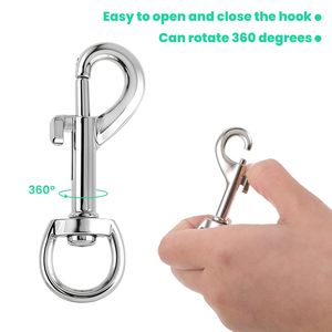 स्विस आंख बोल्ट स्नैक हूक भारी ड्यूटी आई बोल्ट क्लिप, डाइविंग पालतू पट्टा के लिए एकल समाप्त फ्लैग क्लिप - Product Image 6