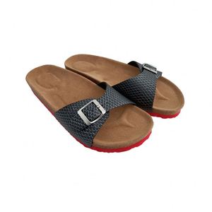 Zapatillas de casa de microfibra EVA para mujer, sandalias de Pu de serpiente, calzado de poliester, para exteriores, Color personalizado - Product Image 2