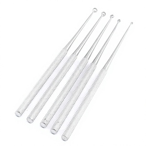 ชุดที่แคะหูสแตนเลส5ชิ้นอุปกรณ์แคะหูแบบมีอัตราการแคะหูโดยคาฮู่ - Product Image 1