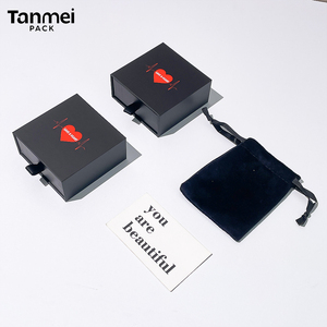 Wholesale Custom Logo Printed Luxury Paper Sliding Drawer Ring Jewelry Packaging <b>Box</b> - Product Image 4
