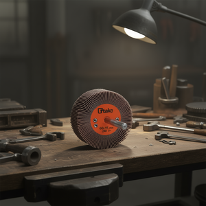 แผ่นขัดแบบวงล้อขนาด 60x15 มม. ความหยาบ 240 กริต แกน 6 มม. สำหรับงานเจียร - Product Image 3