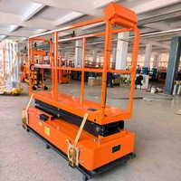 Chariot élévateur à ciseaux hydraulique 200 kg 5 m 6 m pour système de rail de serre, idéal pour la récolte de tomates en serre
