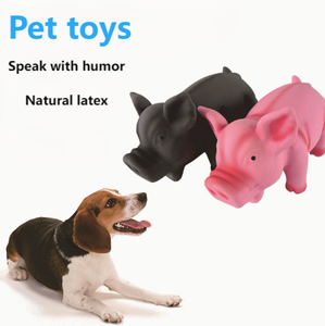 Milieuvriendelijk Huisdier Latex Speelgoed Groot Oor Varken Met Rare Oproep Beet Speelgoed Voor Honden - Product Image 2