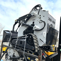 Pengiriman Gratis Mini Skid Steer Loader Crawler Loader Pertanian Mesin Diesel Pompa Hidrolik Garansi 3 Tahun Bersertifikasi CE EPA