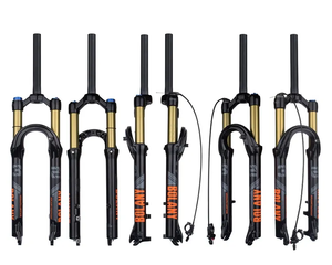 Horquilla de <span class=keywords><strong>Bicicleta</strong></span> MTB de Aleación de Magnesio con Suspensión de Aire, 27.5/29 Pulgadas, 120 mm de Recorrido, con Bloqueo, para Accesorios de Ciclismo - Product Image 5